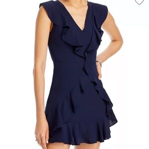 BCBG ruffle dress